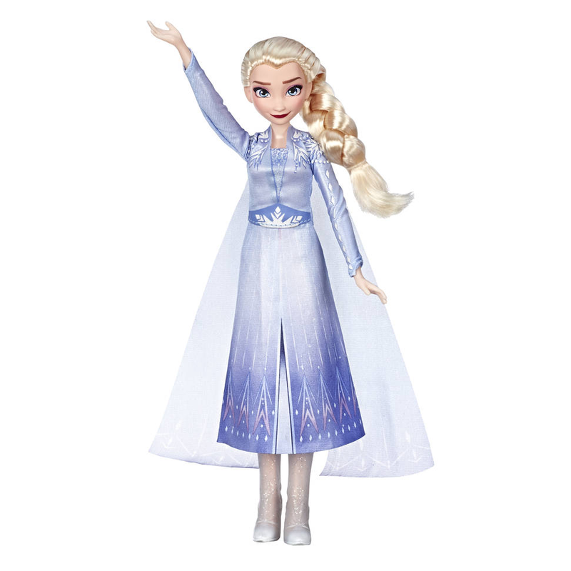 Hasbro E6852GC0 - Disney Eiskönigin Singende Elsa Puppe mit Musik in blauem Kleid zu Disneys Die Eiskönigin 2, Spielzeug für Kinder ab 3 Jahren