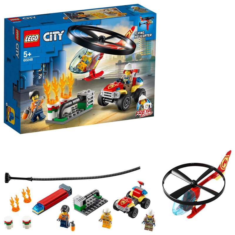 LEGO City 60248 - Einsatz mit dem Feuerwehrhubschrauber - Freya McCloud Quad