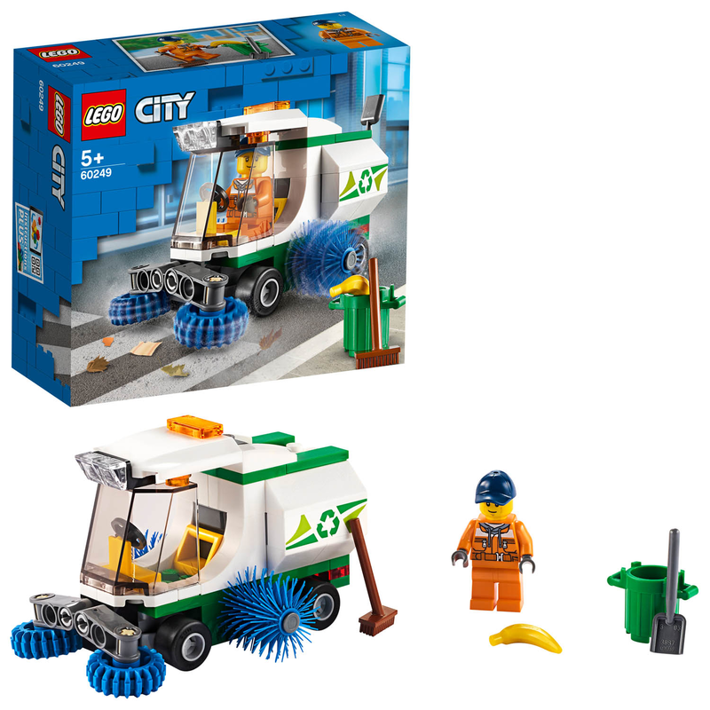 LEGO City 60249 - Straenkehrmaschine - Straenkehrer Mllauto Straenreiniger