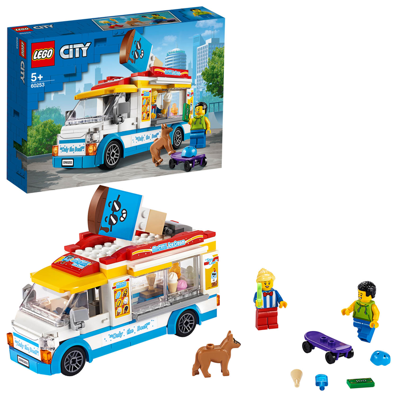 LEGO City 60253 - Eiswagen - Eisdiele Eisverkäufer Auto Bus Fahrzeug