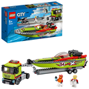 LEGO City 60254 - Rennboot-Transporter - Boot Schiff Truck LKW mit Anhänger