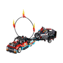 LEGO Technic 42106 - Stunt-Show mit Truck und Motorrad - Feuerring Bike Rampe
