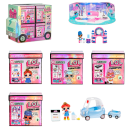 AUSWAHL: LOL Surprise Furniture + Doll Wave 1 L.O.L. M&ouml;belset mit Puppe Serie 1 Backstage &amp; Independet Queen