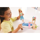 Mattel GJN32 - Barbie Wellness Sprudelbad Spielset und blonde Puppe - Badewanne