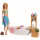 Mattel GJN32 - Barbie Wellness Sprudelbad Spielset und blonde Puppe - Badewanne