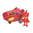 Simba - PJ Masks Eulette mit Eulengleiter - Roter Held Amaya Auto Basic-Fahrzeug