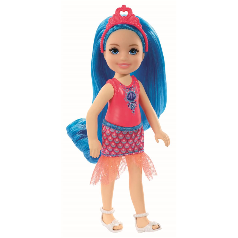 Mattel GJJ94 - Barbie Chelsea Fee Puppe (blaue Haare)