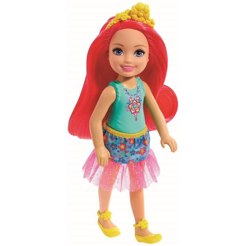 Mattel GJJ97 - Barbie Chelsea Fee Puppe (rote Haare)