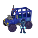 Simba - PJ Masks Ninja mit Bus - Fahrzeug mit Figur Bösewicht