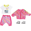 BABY born Deluxe Trendiges Pink Set 43 cm - Puppenkleidung Jacke - Zapf