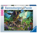 Ravensburger Puzzle: 1000 Teile - Wölfe im Wald - Erwachsenenpuzzle Puzzel