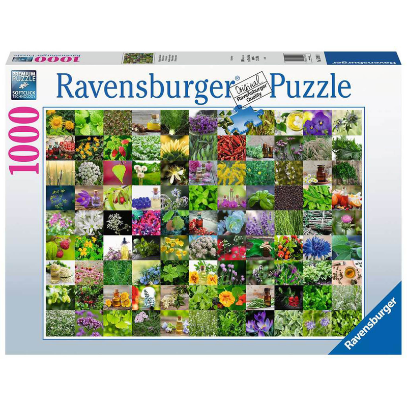 Ravensburger Puzzle: 1000 Teile - 99 Kruter und Gewrze - Collage Puzzel