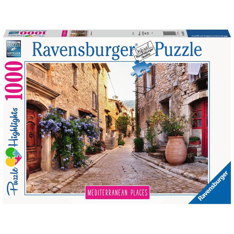 Ravensburger Puzzle: 1000 Teile - Mediterranean France - Frankreich Puzzel