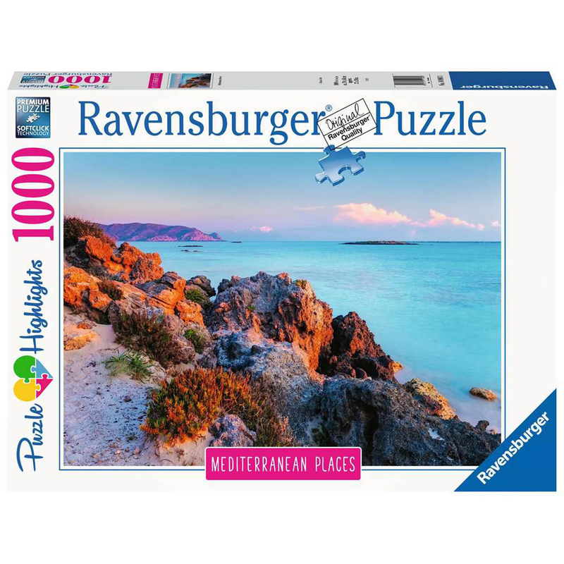 Ravensburger Puzzle: 1000 Teile - Mediterranean Greece - Griechenland Puzzel