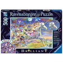 Ravensburger Puzzle: 500 Teile - Schmetterlingseinhorn - Einhorn Fantasy Puzzel