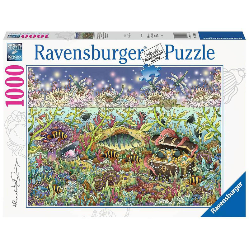 Ravensburger Puzzle: 1000 Teile - Dämmerung im Unterwasserreich - Hanna Karlzon
