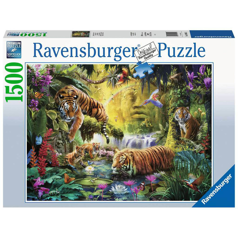 100 Teile Ravensburger Kinder Puzzle XXL Idylle am Teich 10833 