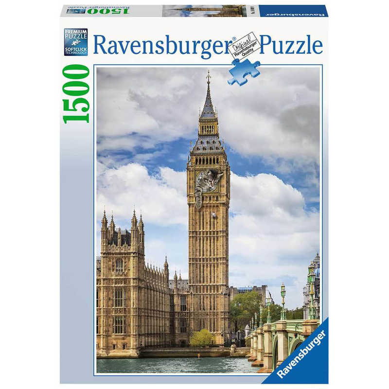 Ravensburger Puzzle: 1500 Teile - Findus am Big Ben - London Puzzel