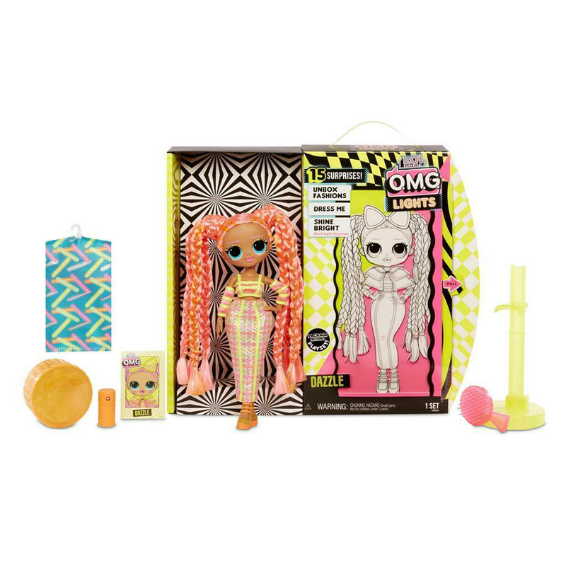 AUSWAHL: L.O.L. Surprise OMG Doll Light Series LOL Puppe Dazzle Speedster Groovy Babe Dazzle