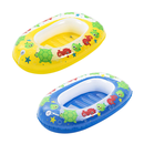 SET: Bestway Kinder-Schlauchboot Kiddie Raft - Aufblasbares Kinderboot Gummiboot - Blau + Gelb