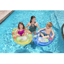 SET: Bestway Kinder-Schlauchboot Kiddie Raft - Aufblasbares Kinderboot Gummiboot - Blau + Gelb