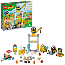 LEGO DUPLO 10933 - Große Baustelle mit Licht und Sound - Bagger Kran Kipplaster