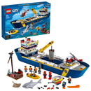 LEGO City 60266 - Meeresforschungsschiff - Schiff Piraten Boot Meer Haie