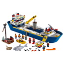 LEGO City 60266 - Meeresforschungsschiff - Schiff Piraten Boot Meer Haie