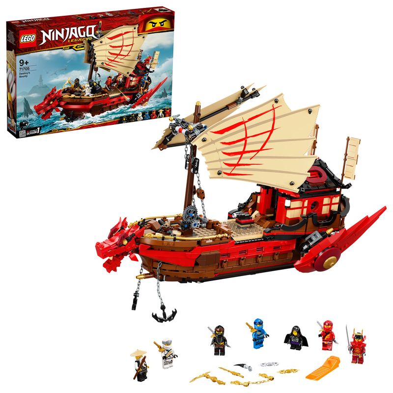 LEGO NINJAGO 71705 - Ninja-Flugsegler - Schiff Wu Kai Zane Jay Cole Samurai X