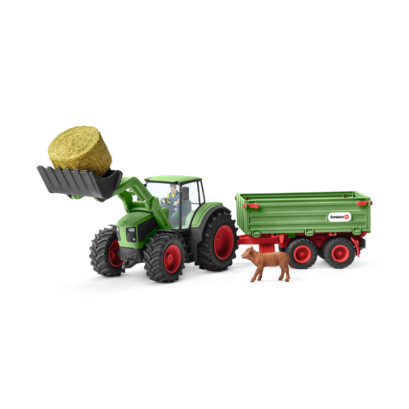 Schleich 42379 - Traktor mit Anhänger - Farm World