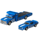 AUSWAHL: Mattel FLF56 - Hot Wheels Team Transport - LKW mit Auto Nr. 19 20 21 22 #19 - 69er Ford Mustang Boss 302 + Retro Rig