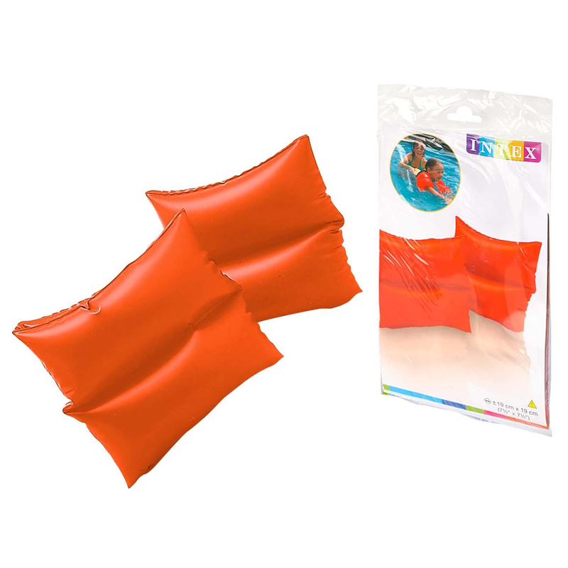 Intex 59640EU - Aufblasbare Schwimmflügel - Schwimmhilfe Orange Kinder 3-6 Jahre 18-30 kg