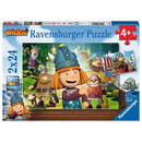 Ravensburger Puzzle: 2 x 24 Teile - Unser kluges Kpfchen Wickie - Vickie Puzzel