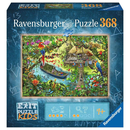 Ravensburger Puzzle: 368 Teile - Exit Kids: Dschungelexpedition - Rätsel Puzzel