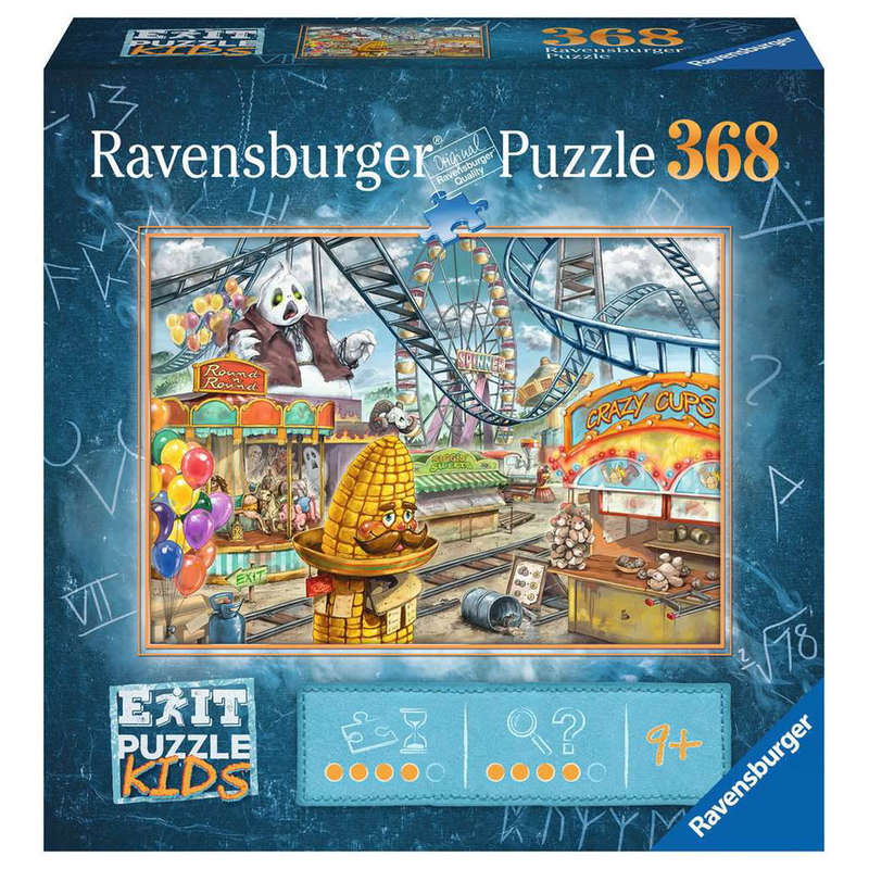 Ravensburger Puzzle: 368 Teile - Exit Kids: Im Freizeitpark - Rätsel Puzzel