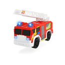Dickie Toys - Feuerwehreinheit - Feuerwehrauto mit Licht + Sound + Leiter