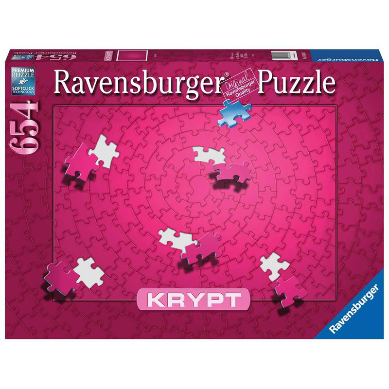 Ravensburger Puzzle: 654 Teile - Krypt Pink - Challenge Erwachsenenpuzzle Puzzel