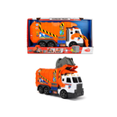 Dickie Toys - Müllauto - Licht Sound Mülltonne Garbage Truck Orange
