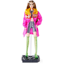 Mattel GNC47 - Barbie BMR1959 Barbie (brünett) Streetwear Parka
