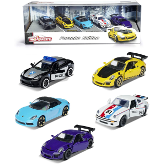 Majorette 212053171 - Porsche 5 Pieces Giftpack