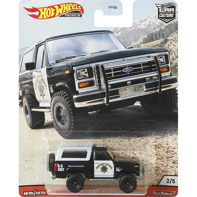 AUSWAHL: Mattel FPY86 - Hot Wheels Car Culture - Real Riders (2020) - Modellauto 85 Ford Bronco