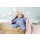Zapf Creation 706244 - Baby Annabell Little Strampler blau 36 cm