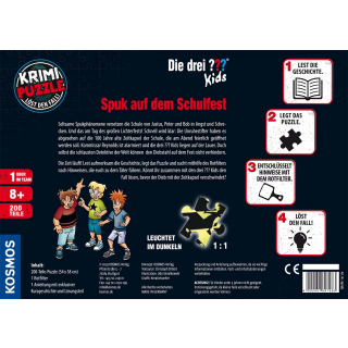 Kosmos - Krimipuzzle Die drei ??? Kids Spuk auf dem Schulfest (200 T)