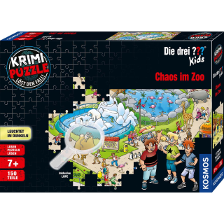 Kosmos 697990 - Krimipuzzle Die drei ??? Kids Chaos im Zoo (150 T)