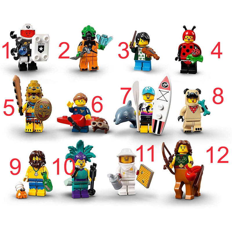 AUSWAHL: LEGO Minifigures 71029 - LEGO Minifiguren Serie 21 - Imker Alien Azteke 1 - Space-Polizist