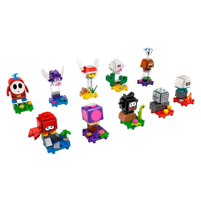 SET 1: LEGO Super Mario 71386 - Mario-Charaktere-Serie 2 - Alle 10 Figuren