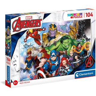 Clementoni 25718 - 104 T Supercolor - Avengers
