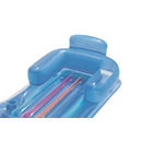 SET: Bestway 43028 - Luftmatratze mit Getränkehalter - Lounge Schwimmsessel für Pool - Blau (2 x)