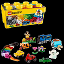 SET - LEGO Classic 10696 + LEGO Classic 10700 - Mittelgroße Bausteinbox + Grüne Bauplatte