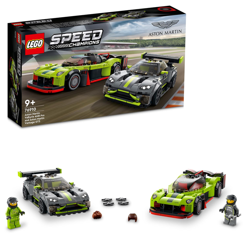 LEGO 76910 Speed Champions - Aston MartinValkyrie AMR Pro & Aston Martin Vantage GT3